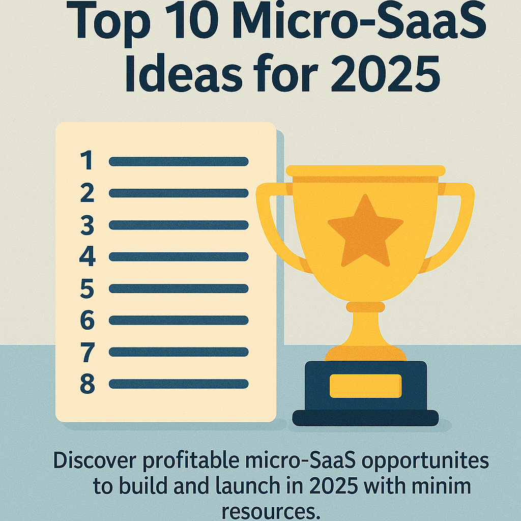 Top 10 Micro-SaaS Ideas for 2025