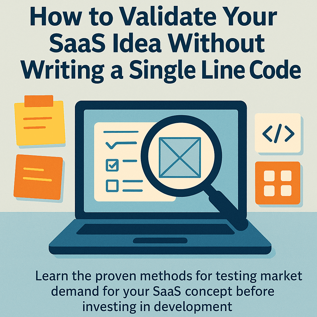 How to Validate Your SaaS Idea Without Writing a Single Line of Code